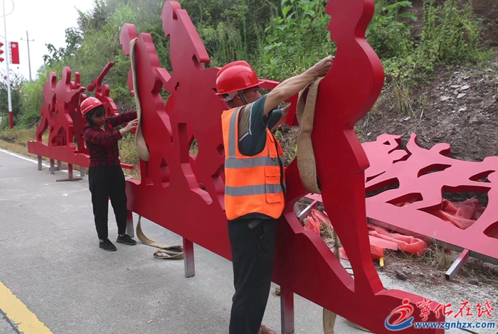 寧化：加快推進(jìn)鄉(xiāng)村振興示范線（淮土段）建設(shè)