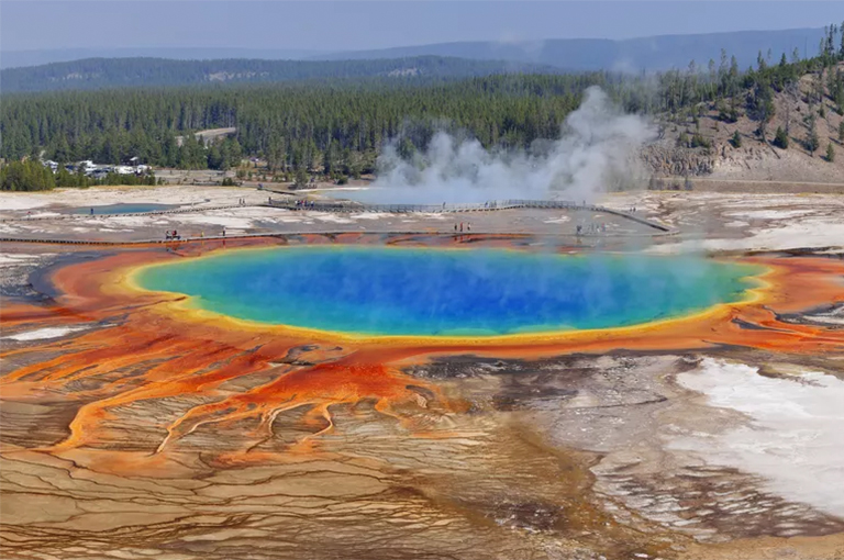 懷俄明州國(guó)家公園-化石 溫泉和巨石（一）