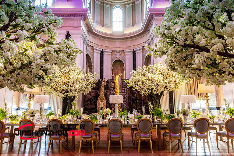 河北滄州仿真樹櫻花樹造景點(diǎn)亮整體環(huán)境一年四季永不凋零