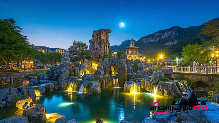 湖北超越自然的塑石假山雕細(xì)琢 塑石假山施工廠家是如何開發(fā)