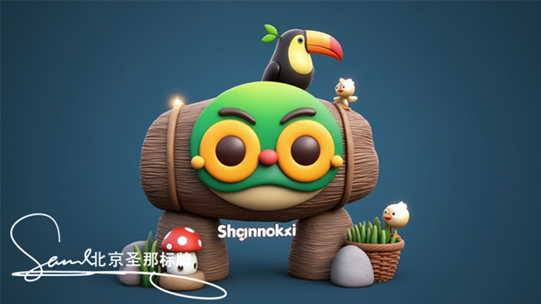 河南水泥仿木標(biāo)識(shí)牌設(shè)計(jì)成與周邊商業(yè)氛圍相契合的樣式