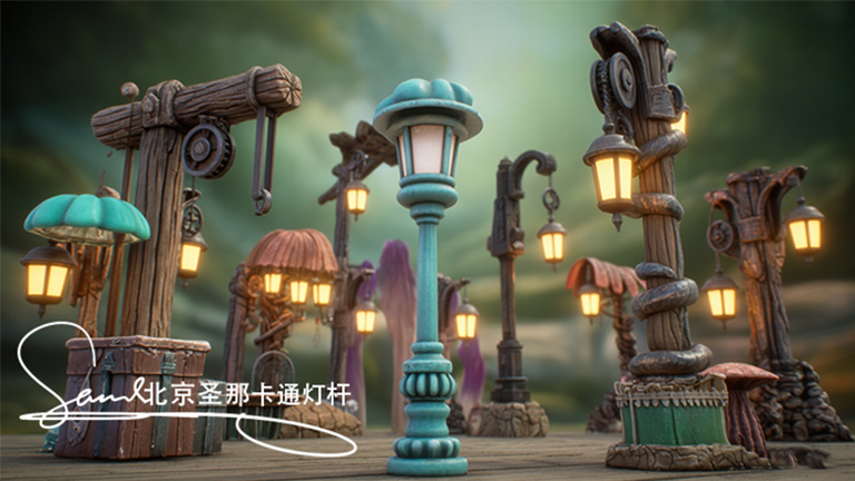 哈爾濱很多公共活動(dòng)場(chǎng)地卡通燈桿都有著廣泛的應(yīng)用