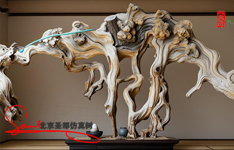 昌平假樹制作廠家仿真樹施工的具體流程 動物園人造假樹