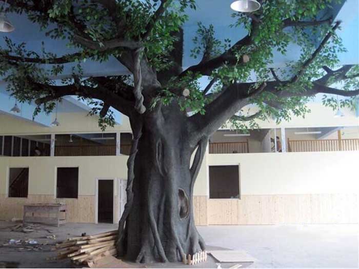 泡沫仿真樹(shù)制作方法