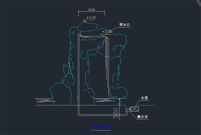 塑石假山施工圖