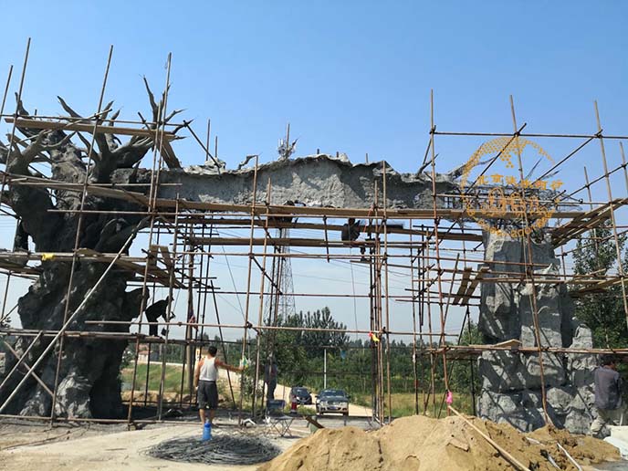 仿真榕樹(shù)大門(mén)