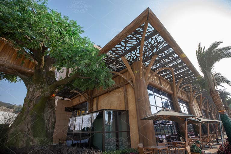 仿真樹(shù)大門