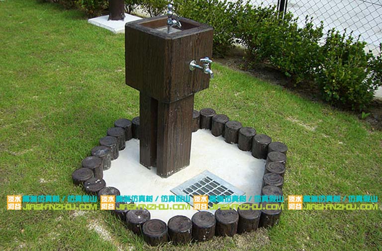 仿真樹(shù)樁狀洗手池