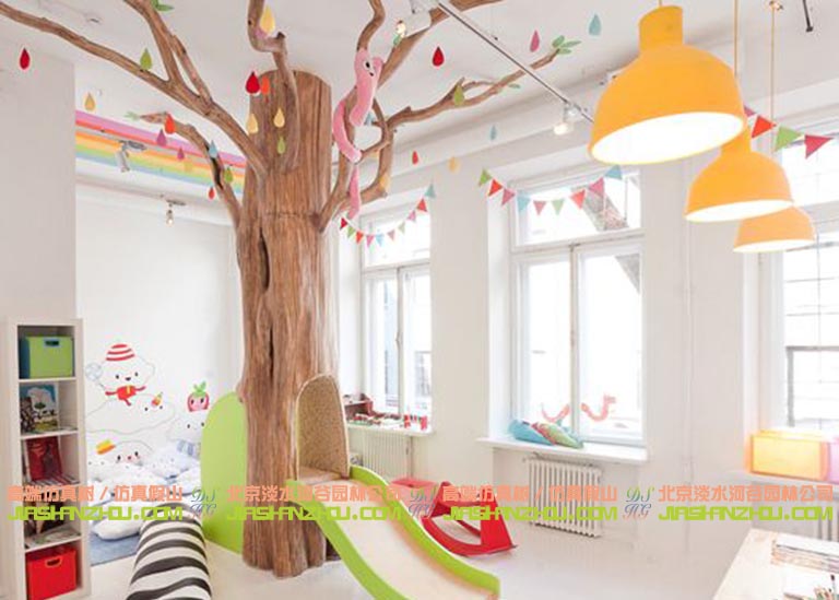 兒童房仿真樹(shù)