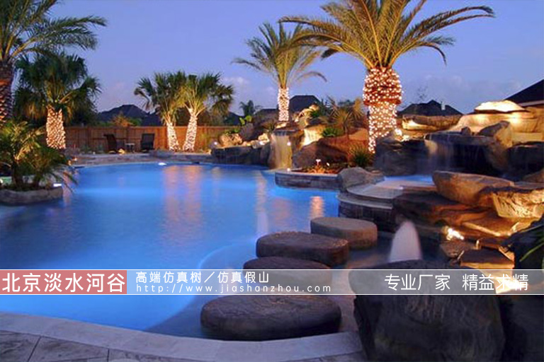 人工塑石假山圖片