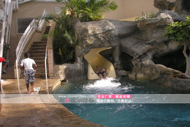 室內(nèi)假山假樹(shù)景觀圖片