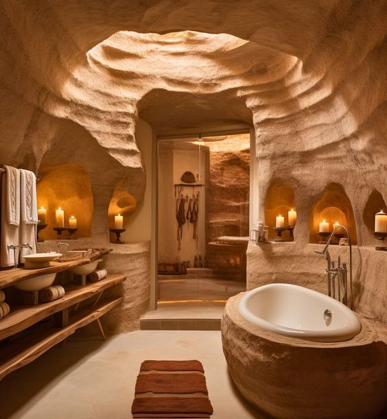 仿洞穴藝術(shù)民宿