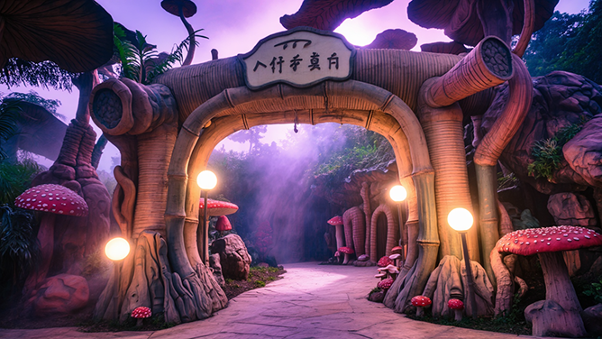 生態(tài)園大門