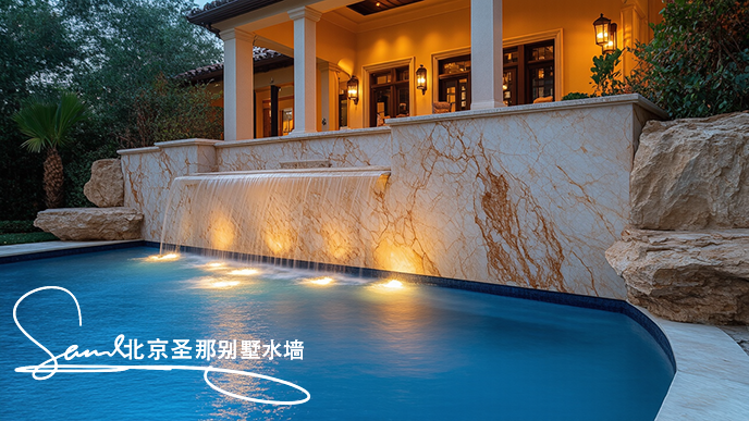 別墅水墻
