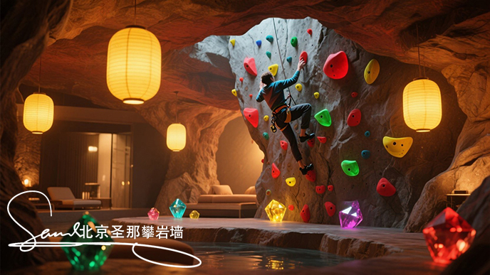 攀巖假山