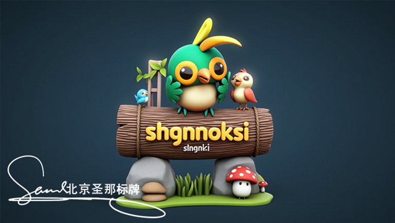 水泥仿木標(biāo)識牌