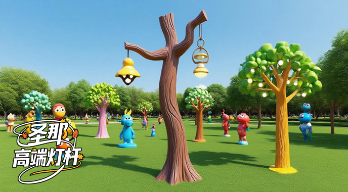 卡通燈桿