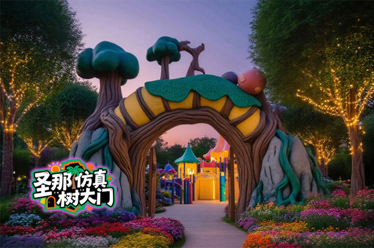 仿真樹大門